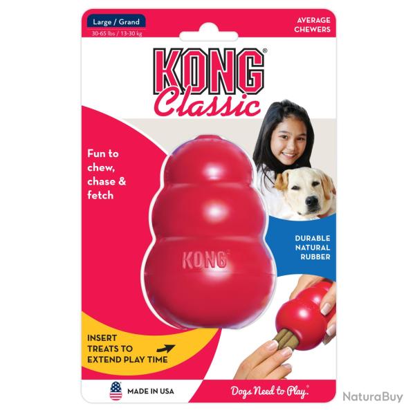 KONG Classic - Ref KONGT1E - EAN 0035585111117 - Livraison rapide