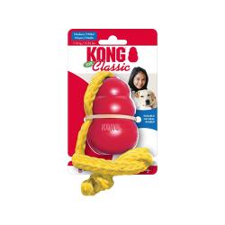 KONG Classic with Rope - Ref KONGT2FE - EAN 0035585356075 - Livraison rapide