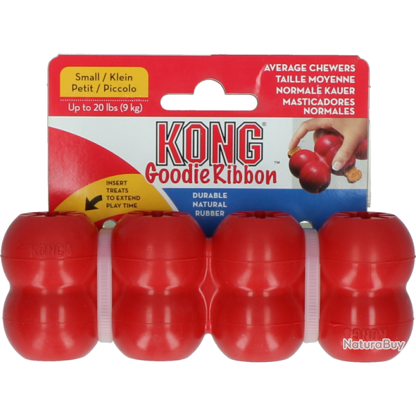 KONG Goodie Ribbon - Ref KONGTGS3E - EAN 0035585356266 - Livraison rapide