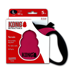 KONG Retractable Leash - Terrain - Ref KONGTRNLGFS - EAN 0047181150438 - Livraison rapide