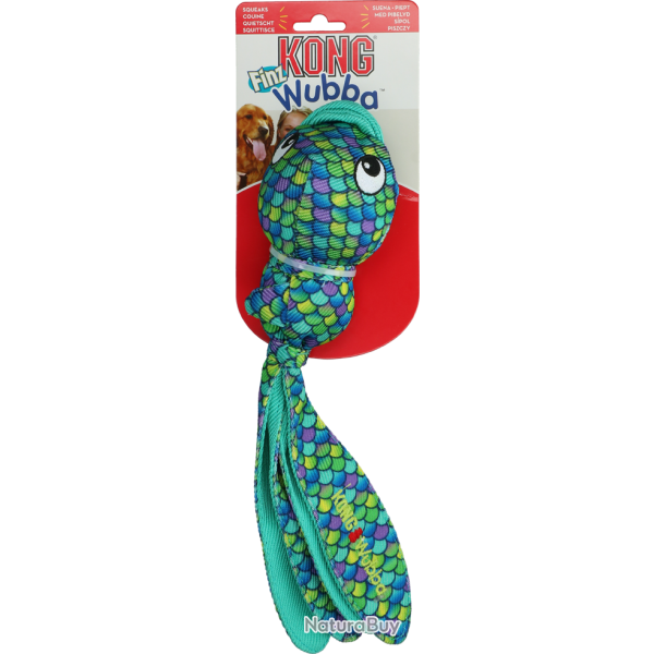 KONG Wubba Finz - Ref KONGWBZ12E - EAN 0035585801827 - Livraison rapide