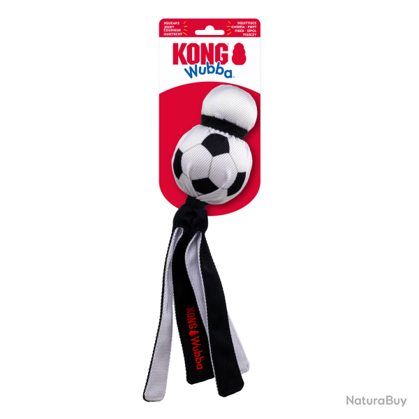 KONG Wubba Sport Football - Ref KONGWSB12E - EAN 0035585508238 - Livraison rapide