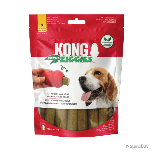 KONG Enhanced Ziggies - Ref KONGXA62E - EAN 0035585361871 - Livraison rapide