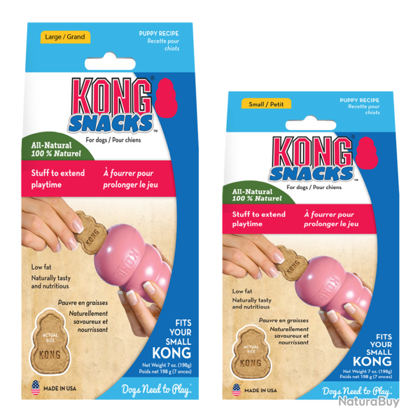 KONG Snacks Puppy - Ref KONGXY1E - EAN 0035585009254 - Livraison rapide