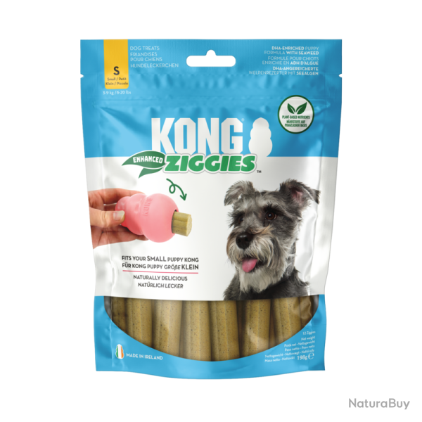 KONG Enhanced Ziggies Puppy - Ref KONGXZ92E - EAN 0035585361895 - Livraison rapide