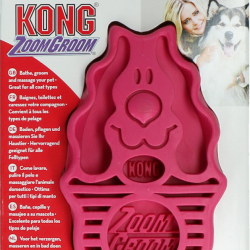 KONG ZoomGroom Rassberry Large - Ref KONGZG1E - EAN 0035585511139 - Livraison rapide