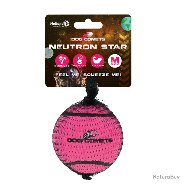 Dog Comets Tennis Ball (with Squeaker) Neutron Star - Ref COME081A - EAN 8716759635074 - Livraison r
