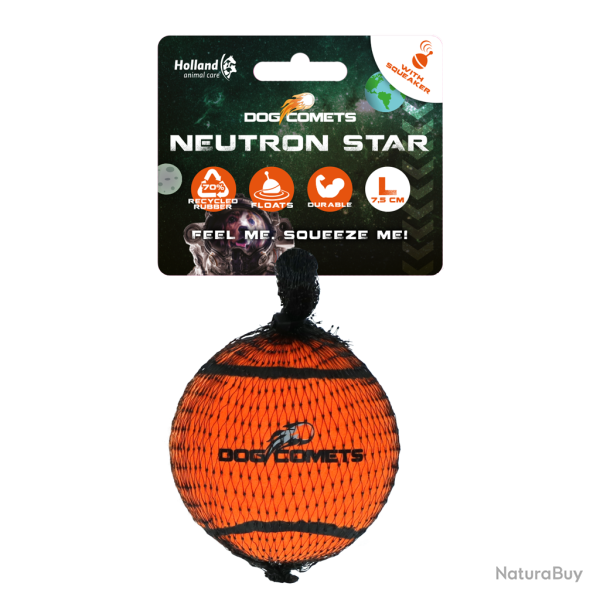 Dog Comets Tennis Ball (with Squeaker) Neutron Star - Ref COME081CL - EAN 8716759641464 - Livraison 