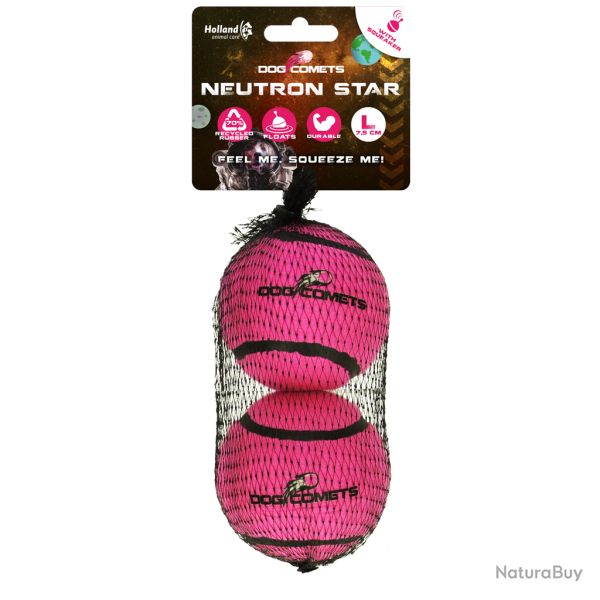 Dog Comets Tennis Ball (with Squeaker) Neutron Star - Ref COME082AL - EAN 8716759641488 - Livraison 