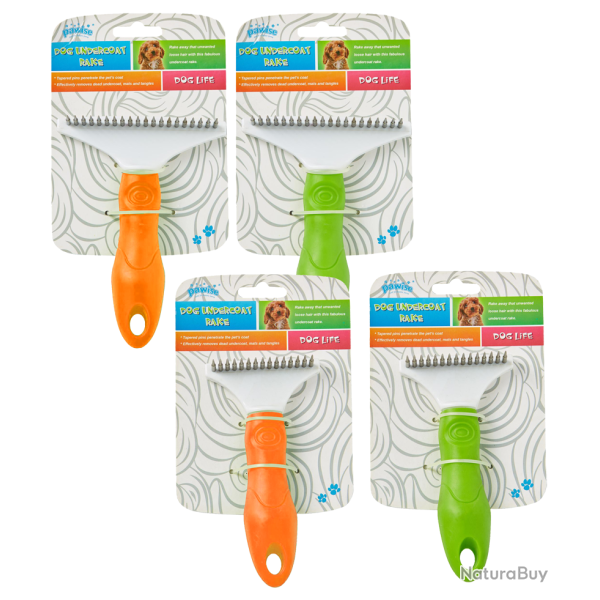 Dog Undercoat Rake S - Ref PAWI11467 - EAN 8886467514678 - Pawise