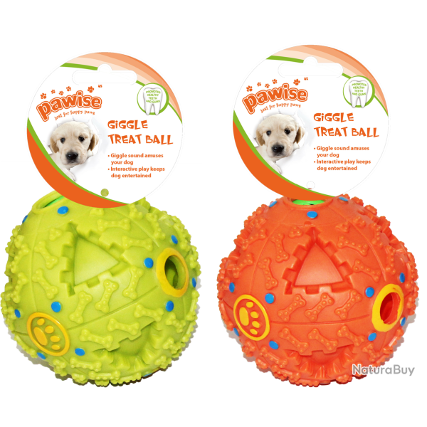 Pawise Giggle Treat Ball - Ref PAWI14102 - EAN 8886467541025 - Livraison rapide