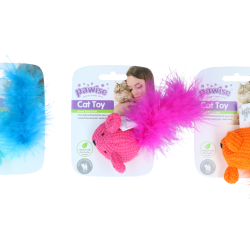 Pawise Cat Toy Wool Mouse - Ref PAWI28123 - EAN 8886467581236 - Livraison rapide