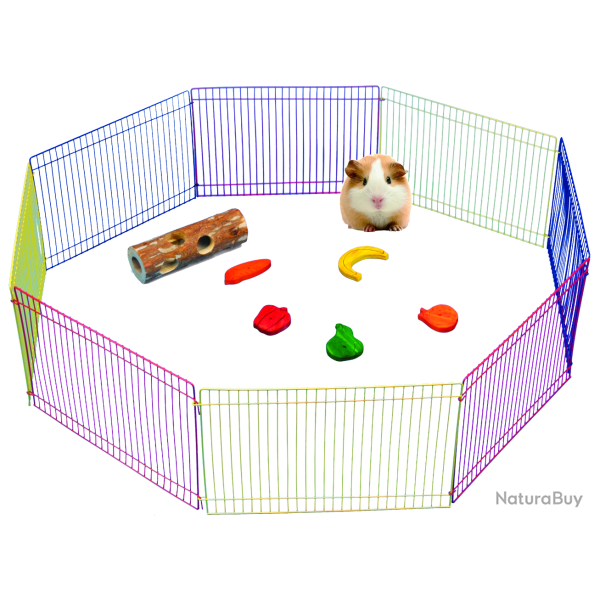 Pawise Small Animal Play Pen - Ref PAWI39074 - EAN 8886467590740 - Livraison rapide