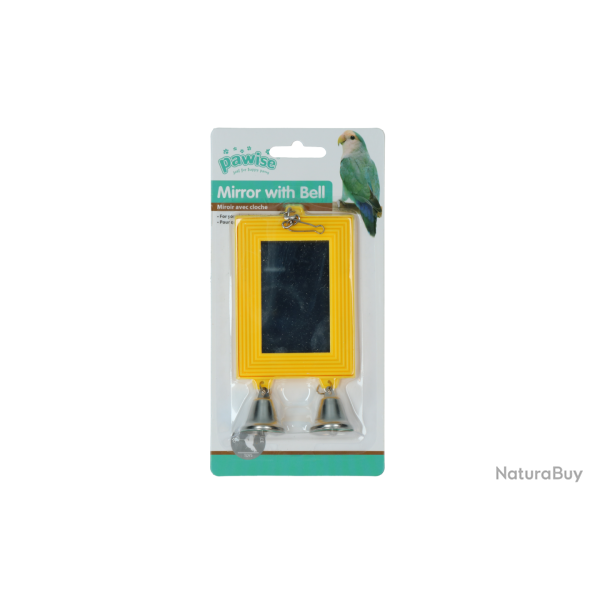 Pawise Mirror with bell - Ref PAWI49570PW - EAN 8886467595707 - Livraison rapide