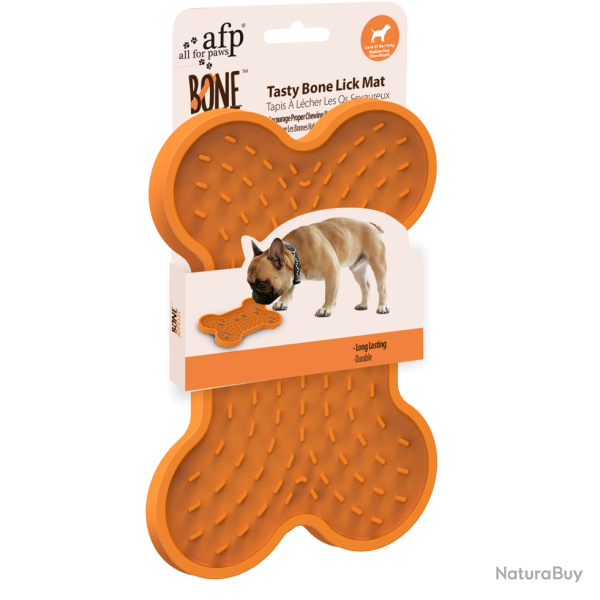 AFP Bone Appetit - Tasty Bone Lick Mat - Ref AFPH03690 - EAN 0847922036904 - Livraison rapide