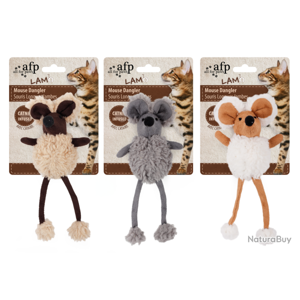 AFP Lambswool - Mouse Dangler - Ref AFPK02117 - EAN 0847922021177 - Livraison rapide