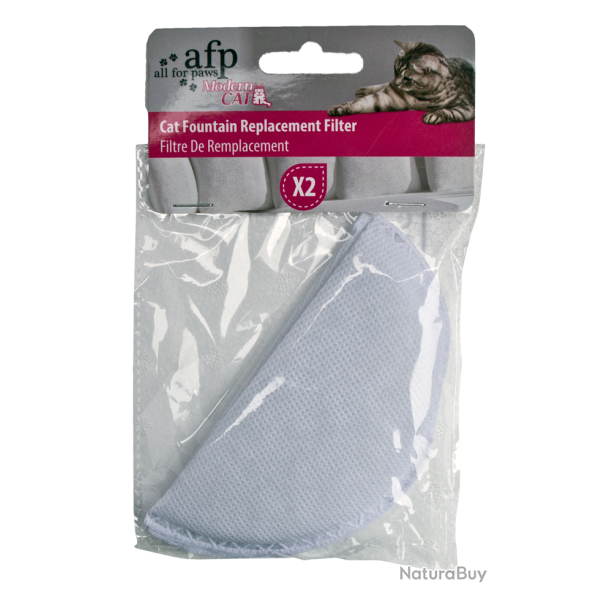 AFP Modern Cat - Cat Fountain Replacement Filter - Ref AFPK02406 - EAN 0847922024062 - Livraison rap