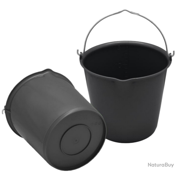 Bucket 15 l with pouring spout - Ref EMME00019 - EAN 8716759530898 - Vplast