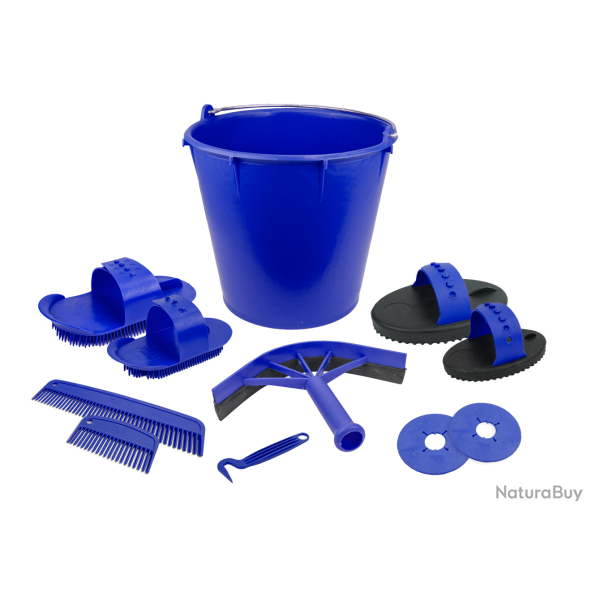Grooming set 10 pieces in bucket - Ref POET0005 - EAN 8716759567740 - Vplast
