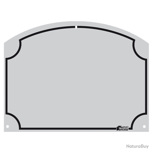 Plaque de nom d'�curie 70 x 95 mm - Ref STAL0065 - EAN 8716759660731 - Vplast
