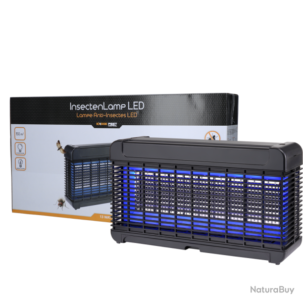 Knock Pest Lampe Anti-Insectes LED 13 Watt - Ref KNOC00016 - EAN 8716759566538 - Livraison rapide
