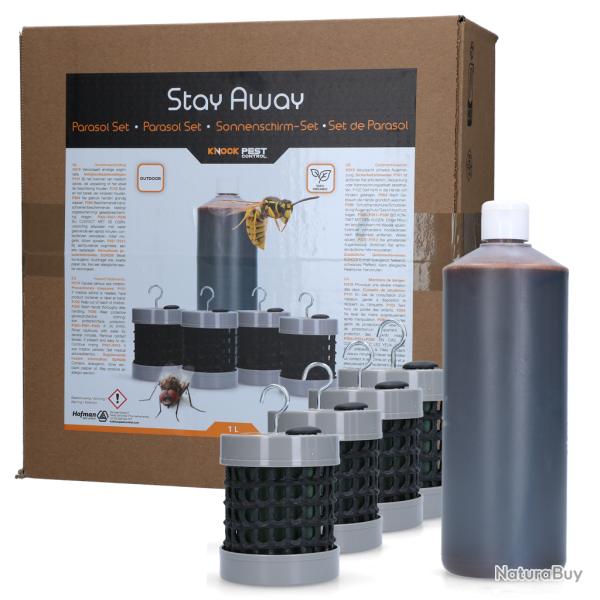 Knock Pest Stay Away Parasol Set - Ref KNOC00035K - EAN 8716759626331 - Livraison rapide