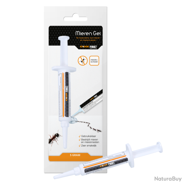 Knock Pest Mieren Gel 5 g - Ref KNOC00045 - EAN 8716759611276 - Livraison rapide