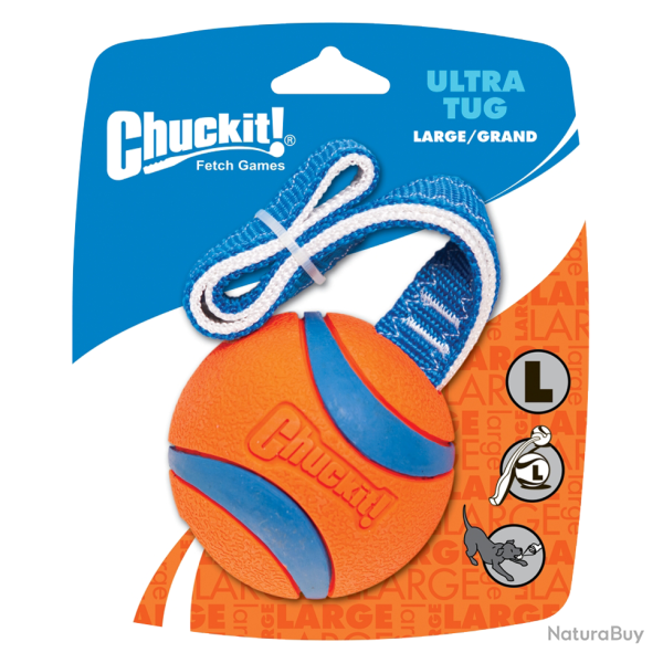 Chuckit! Ultra Tug - Ref CHUC231301 - EAN 0660048001744 - Livraison rapide