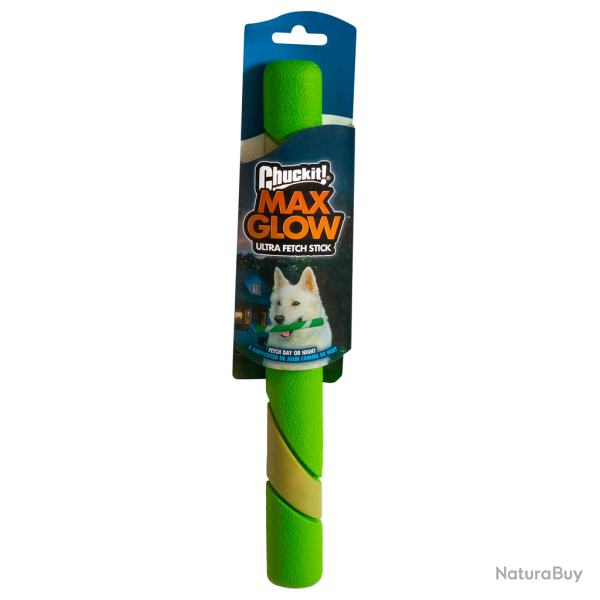 Chuckit! Max Glow Ultra Fetch Stick - Ref CHUC43143 - EAN 0029695431432 - Livraison rapide