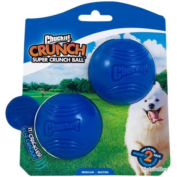 Chuckit! Super Crunch Ball - Ref CHUC50788 - EAN 0029695507885 - Livraison rapide