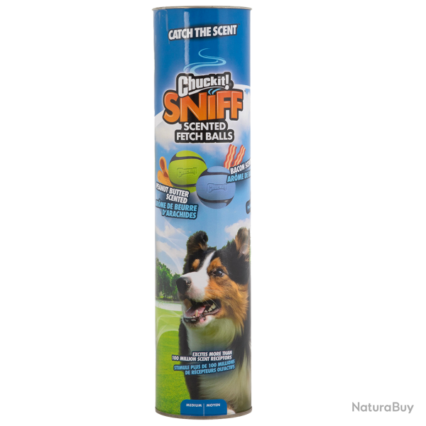 Chuckit! Sniff Fetch Ball - Ref CHUC60114 - EAN 0029695601149 - Livraison rapide