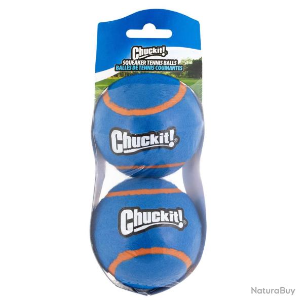 Chuckit! Squeaker Tennis Balls - Ref CHUC61038 - EAN 0029695610387 - Livraison rapide