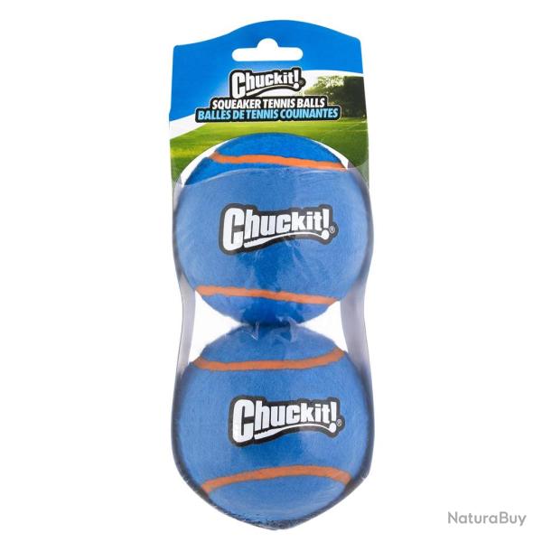 Chuckit! Squeaker Tennis Balls - Ref CHUC61039 - EAN 0029695610394 - Livraison rapide