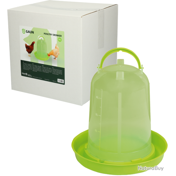 Gaun Poultry Drinker Green Lemon - Ref GAUN10941 - EAN 8435039000936 - Livraison rapide