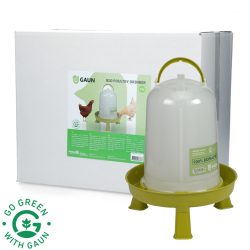 Gaun Poultry Drinker with Legs Bio Green Lemon - Ref GAUN11097 - EAN 8716759586383 - Livraison rapid