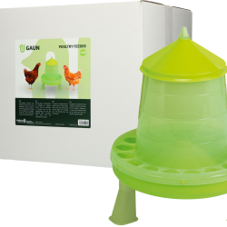 Gaun Poultry Feeder with Legs Green Lemon - Ref GAUN11152 - EAN 8435039002282 - Livraison rapide