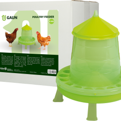 Gaun Poultry Feeder with Legs Green Lemon - Ref GAUN11169 - EAN 8435039002305 - Livraison rapide