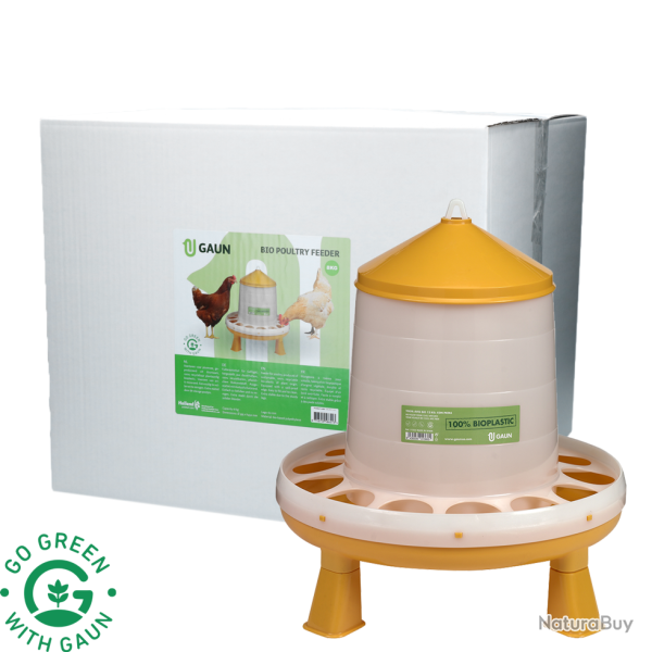 Gaun Poultry feeder with Feet Bio Green Lemon - Ref GAUN11251 - EAN 8716759586413 - Livraison rapide