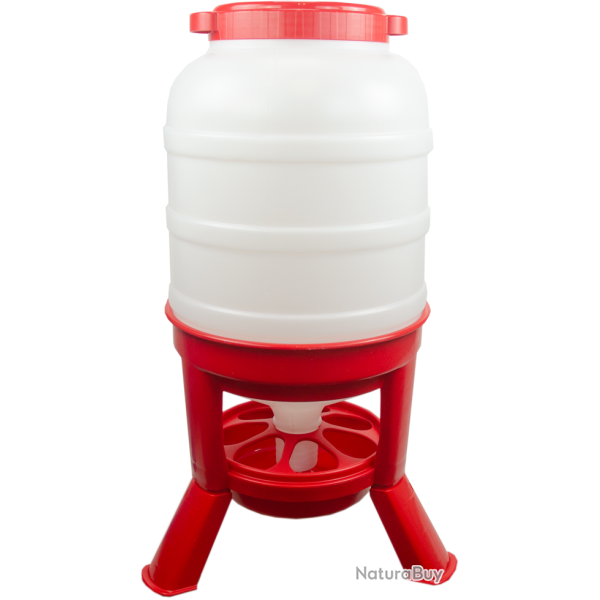 Gaun Poultry Feeder with Legs Red - Ref GAUN11270 - EAN 8435039001896 - Livraison rapide