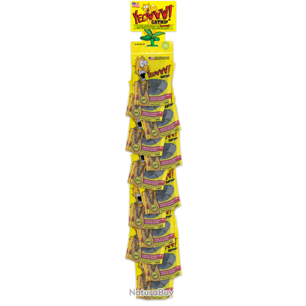 Yeowww! Display Strip Catnip - Ref YEOW066C - EAN 0812402004285 - Livraison rapide