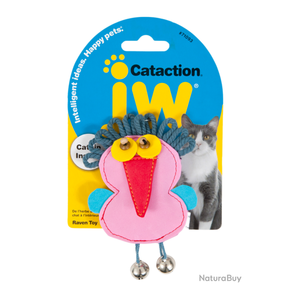 JW Cataction - Raven Toy - Ref JW0471093 - EAN 0618940710936 - Livraison rapide