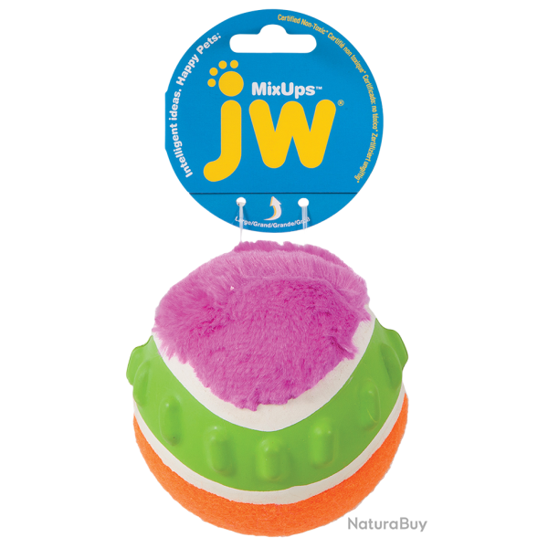 JW Mixups - Ribbed Ball - Ref JW31029 - EAN 0029695310294 - Livraison rapide