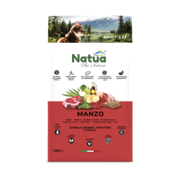 Natua Dry Adult Cat Beef - Ref NATU06200 - EAN 8057507371418 - Livraison rapide