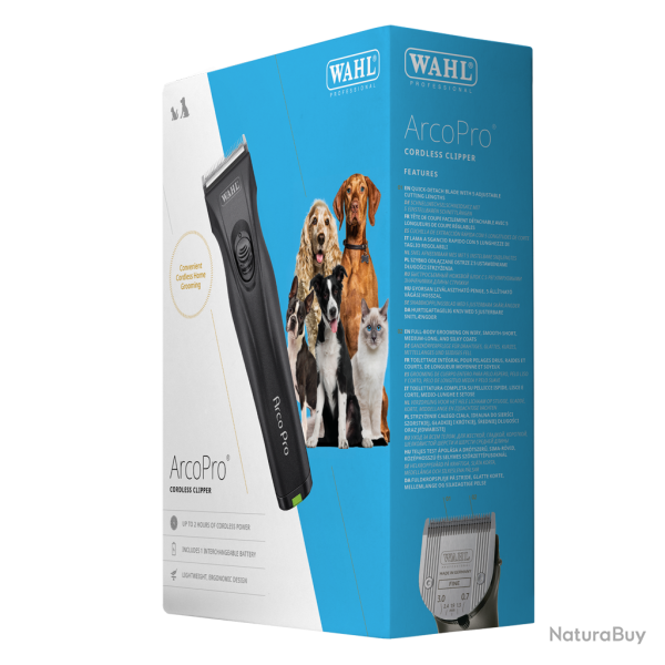 Wahl ArcoPro Cordless Clipper - Ref WAHL18760472 - EAN 4015110038665 - Livraison rapide