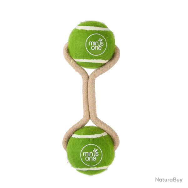Minus One Dog Tennis Ball Rope Toy - Ref MINU37117 - EAN 8886467571176 - Livraison rapide