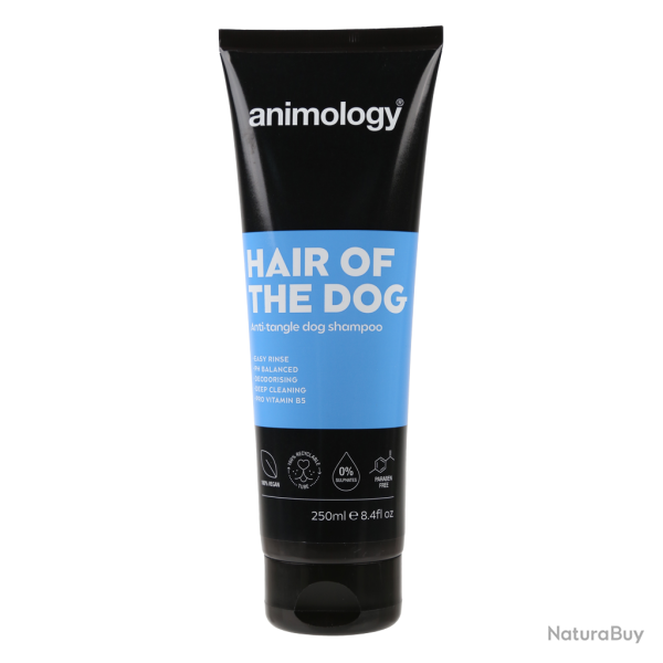 Animology Hair Of The Dog Anti-Tangle Dog Shampoo - Ref ANIM5015 - EAN 5065000941420 - Livraison rap