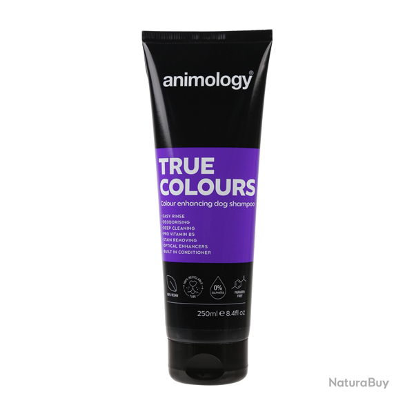 Shampooing Animology True Colours pour chiens - Ref ANIM5020 - EAN 5060180813604 - Livraison rapide