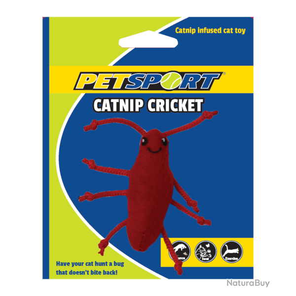Petsport Catnip Cricket - Ref PETS70134B - EAN 8716759552128 - Livraison rapide