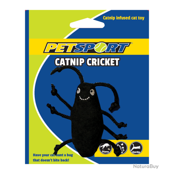 Petsport Catnip Cricket - Ref PETS70134R - EAN 8716759552616 - Livraison rapide