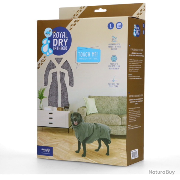 Royal Dry Peignoir Pour Chiens - Ref ROYA0034 - EAN 8716759581869 - Livraison rapide